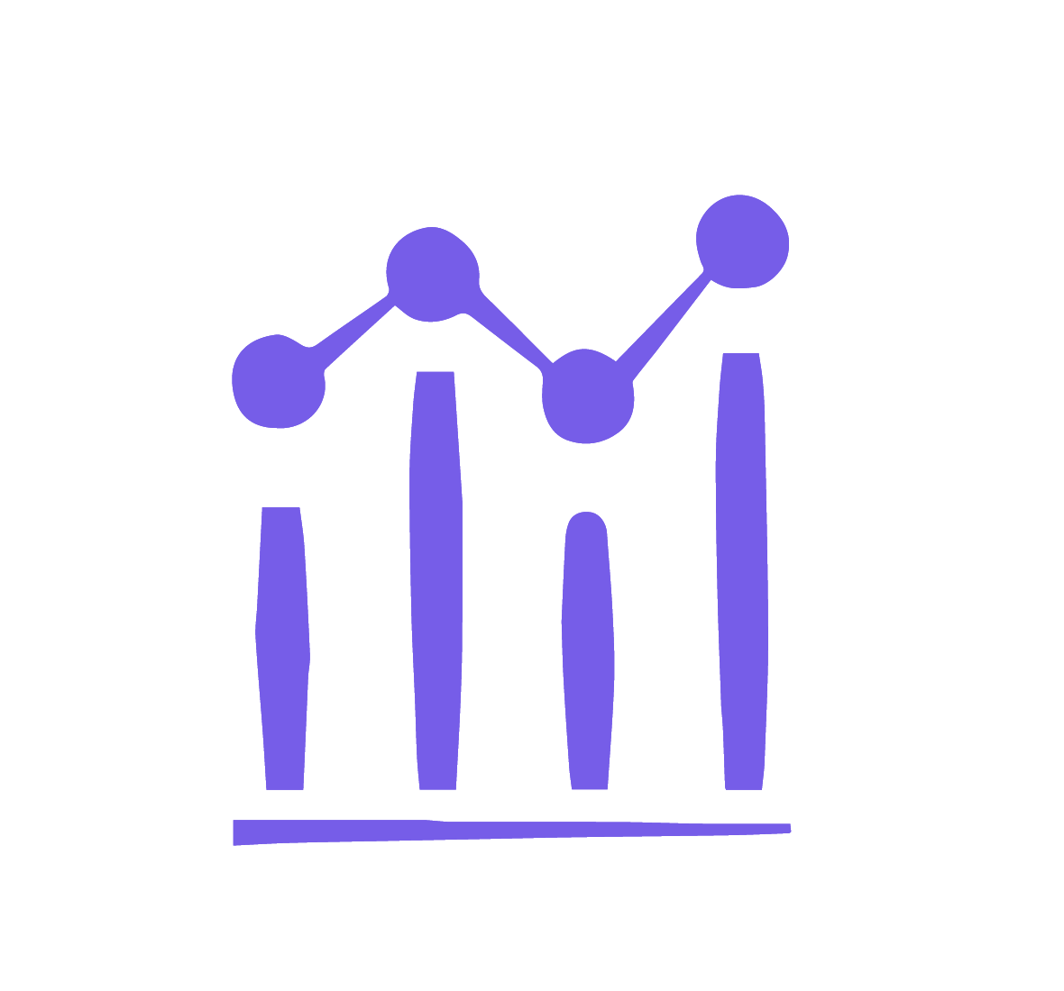 mym icons graph purple