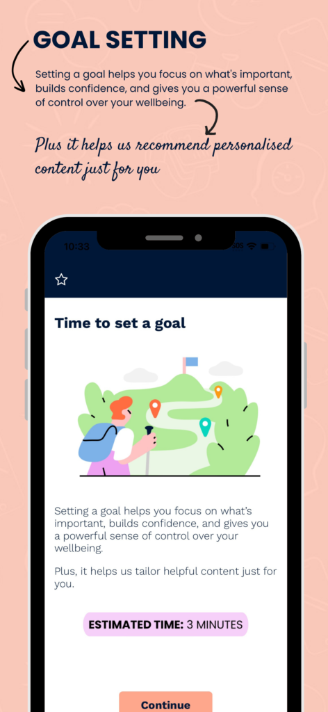 Setting a goal helps you focus on what's important
